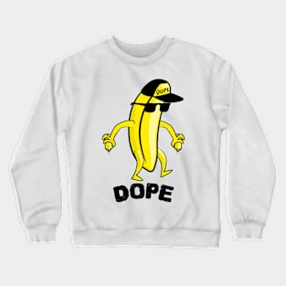 Dope Banana Funny Animation LOL Yellow Crewneck Sweatshirt